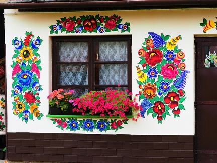 Zalipie - village fleuri