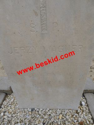 WAGNER Jerzy
Militaire Camp La Braconne
Né 20-02-1926 Jazank (PL)
Décès 22-03-1959 Angoulême (16) (Avisé le consulat Polonais)
Résident à Mornac camp de la Braconne
33 ans - célibataire
Copyright Frania 
Copyright photo Anusia

